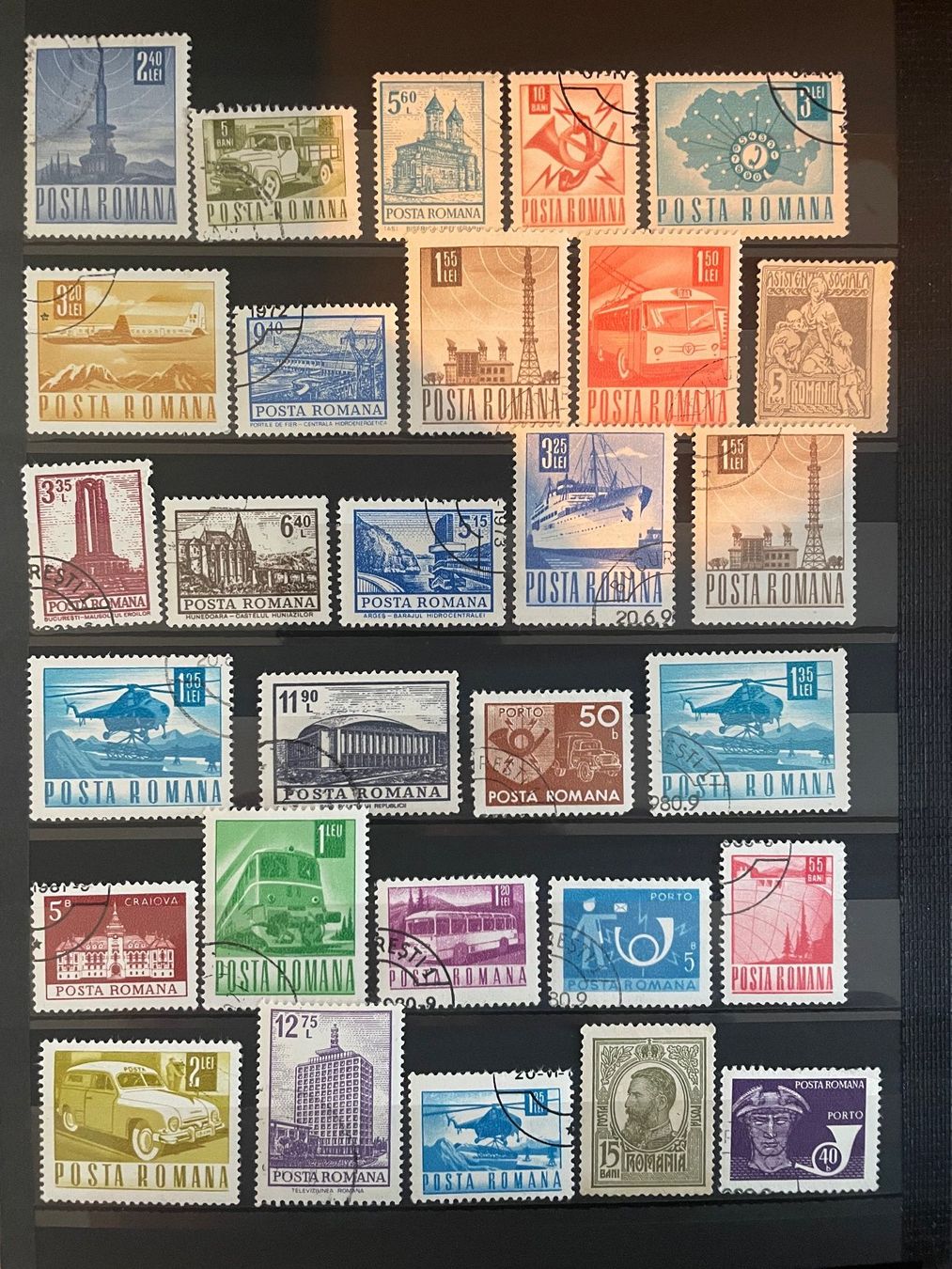 Tutti i francobolli: Briefmarken Sammlung aus Rumänien – Usato da Mägenwil venduto da Zidane1