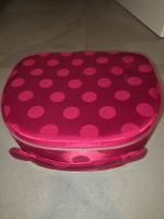 Trousse de toilette rouge à pois,neuve