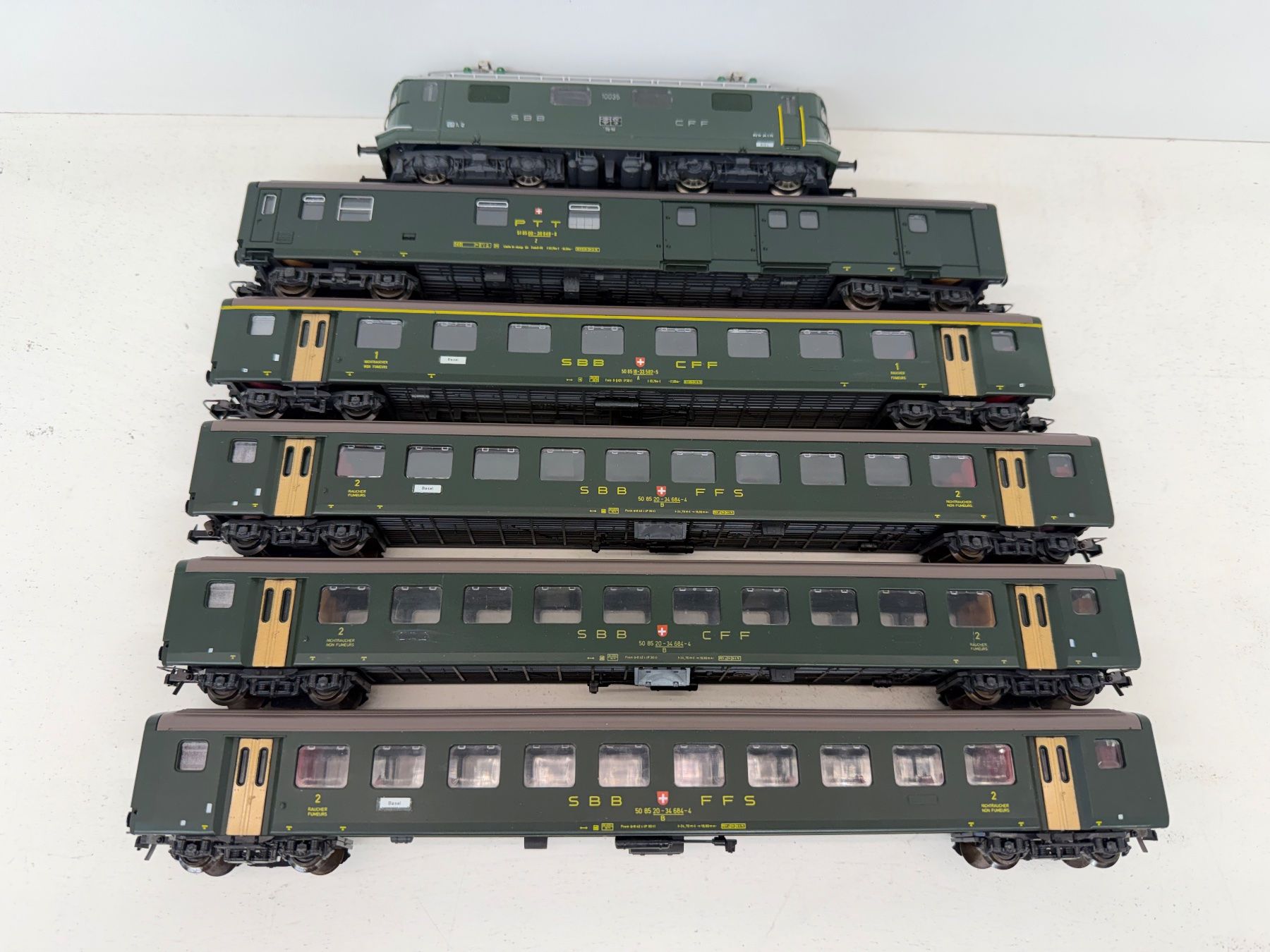 Modellini di ferrovie: SBB EW 2 Personenzug Hag/Roco – Usato da Büsserach venduto da ModellbahnDepot