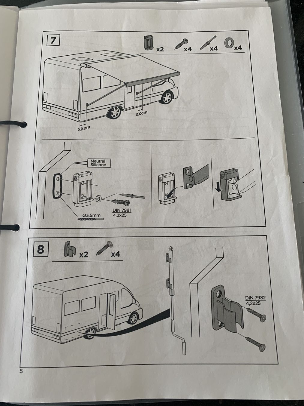 Thule Tende da sole: THULE Dachmarkise zu Caravan und Campingbus – Usato da Murten venduto da Pegrila 3