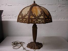 Jugendstil Tischlampe um 1910-USA