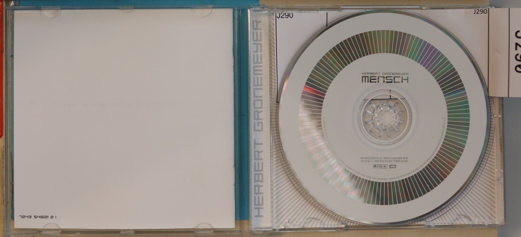 CD: Herbert Grönemeyer – Mensch – Usato da Luzern venduto da CONTENTI 1