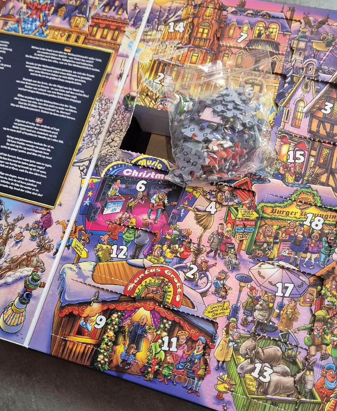 Wasgij Puzzles: wasgij adventskalender  – Gebraucht aus Eriswil von Dinuj 1