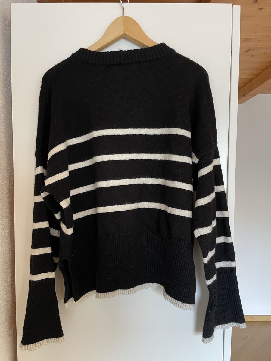 Bershka Maglioni & Felpe: Bershka Strickpullover, Grösse S, Schwarz/Weiss – Nuovo (secondo la descrizione) da Malix venduto da fred_59 2