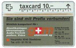 Taxcard 210L_29043 G&M Elektronik Oberbüren 700 Ex ungebr.