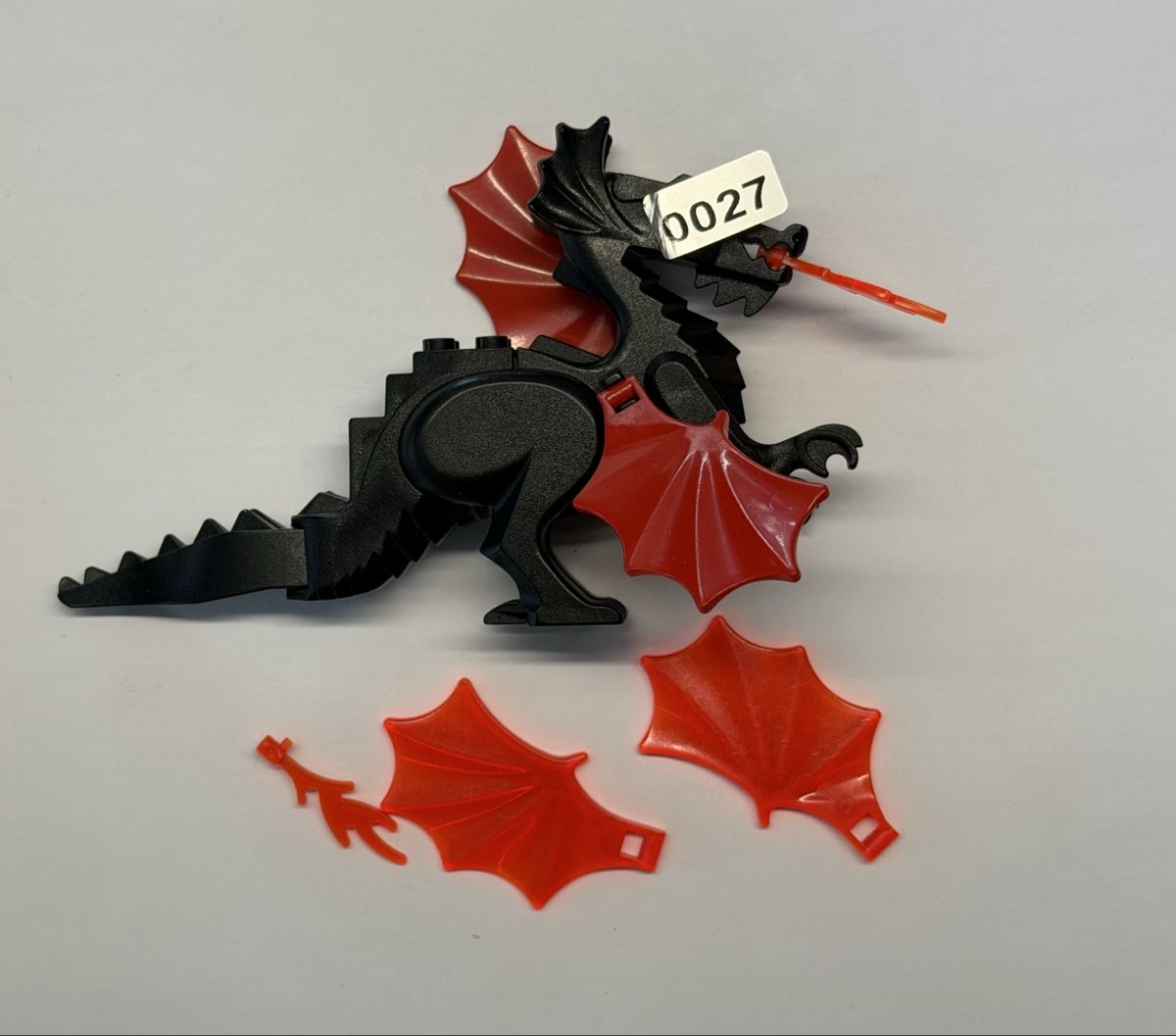 Lego Statuette: 1 Stück /Cooler Lego Drache, schwarz-rot. – Usato da Rheinfelden venduto da zim_2hqc 1