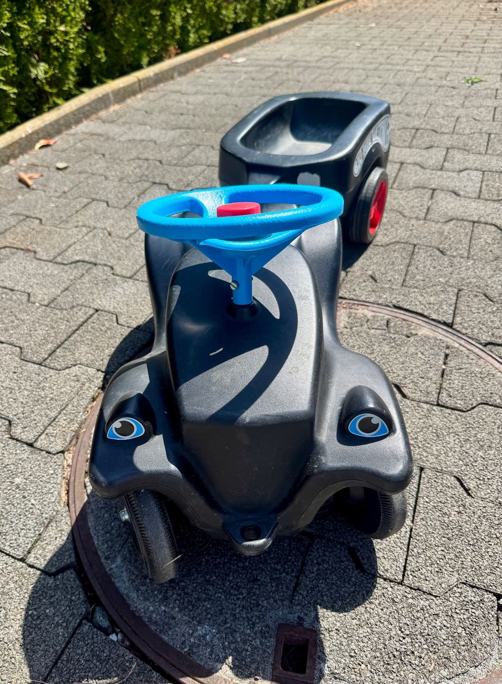Big Veicoli per bambini: Bobby Car mit Angänger schwarz – Usato da Reichenburg venduto da bibo222