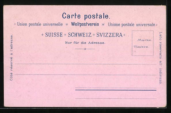 Cartoline postali: Litho Wengernalp, Kleine Scheidegg mit B – Usato da Berlin venduto da bartko-reher 1