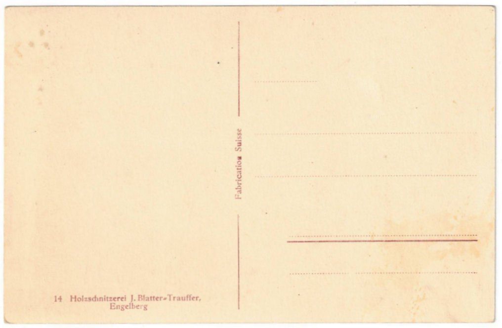 Cartoline postali: Engelberg - Luftseilbahn Gerschnialp--Trübsee – Usato da Binningen venduto da Mountainrider 1