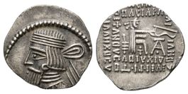 Parthian kingdom. ARTABANOS V AR Drachm (80-85 AD)