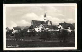 Kappel am Albis, Teilansicht mit Kirche