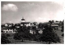 Kirchberg SG. Oberdorf mit Evang. Kirche