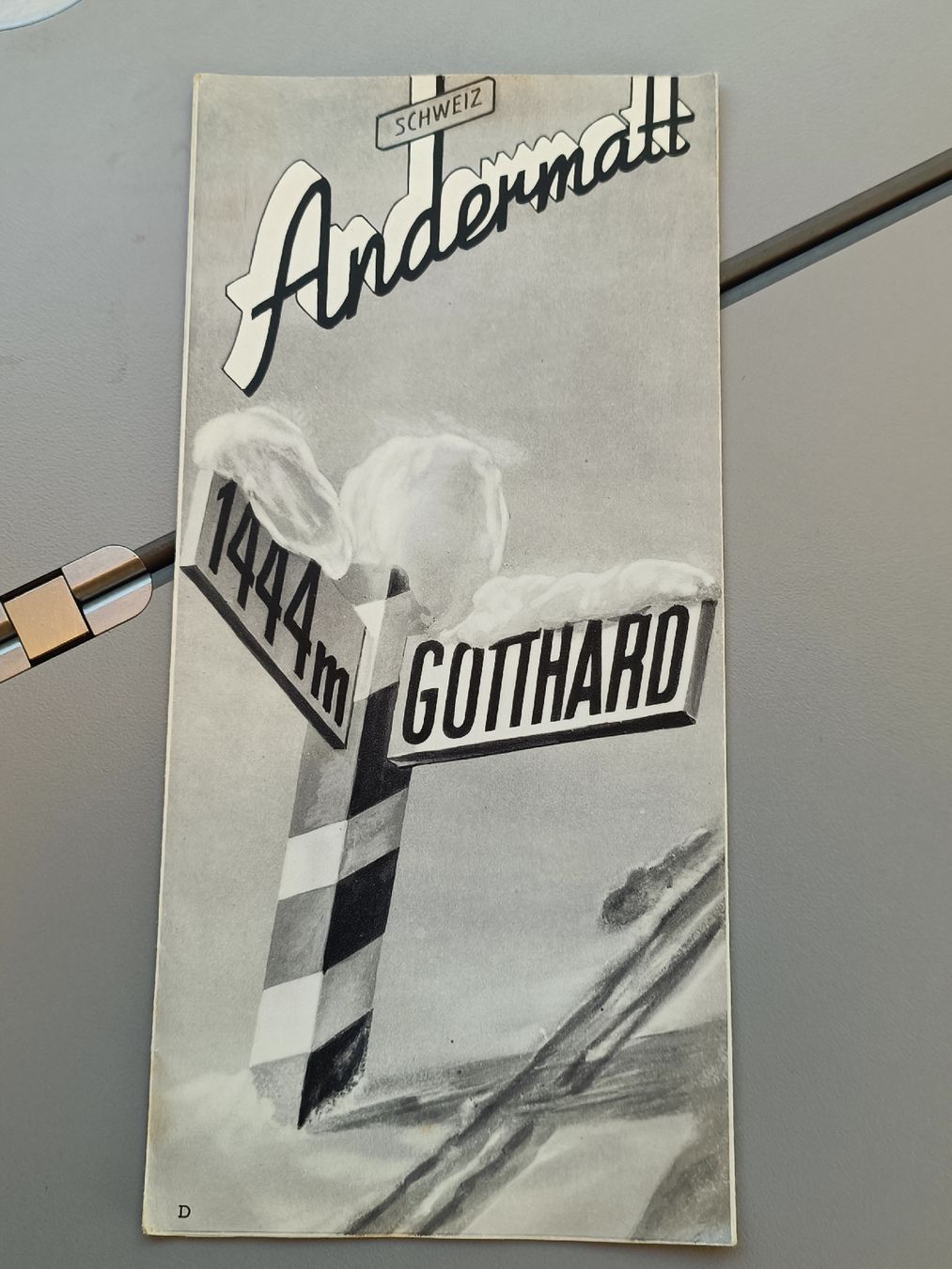 Documents: Alter Prospekt / Andermatt - Ausgabe ca. 1939 – D'occasion à Brugg AG par Ente015 1