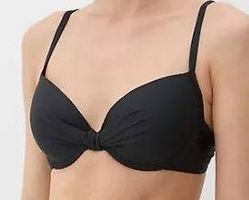 Schwarzes Bikini-Oberteil, s.Oliver, Eur 34C/Fr 36C, wie neu