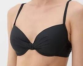 Schwarzes Bikini-Oberteil, s.Oliver, Eur 34C/Fr 36C, wie neu