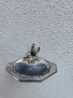Französicher Art Deco Aschenbecher mit Huhn und Hahn