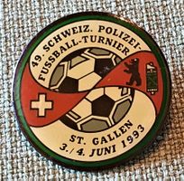 L915  Pin Schweizer Polizei Fussball Turnier St. Gallen 1993