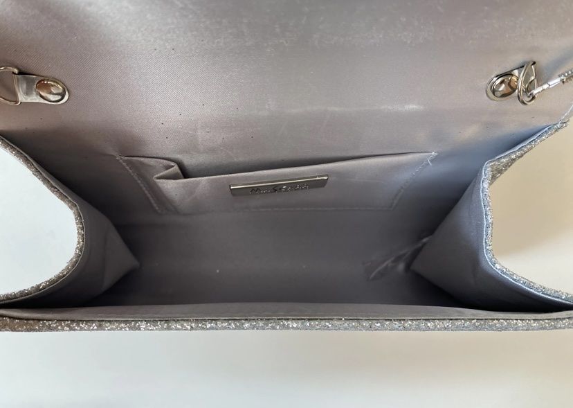 Borse da donna: Clutch - Silber, Glizer - Marke: Mascara – Nuovo (secondo la descrizione) da Düdingen venduto da ari_obe 3