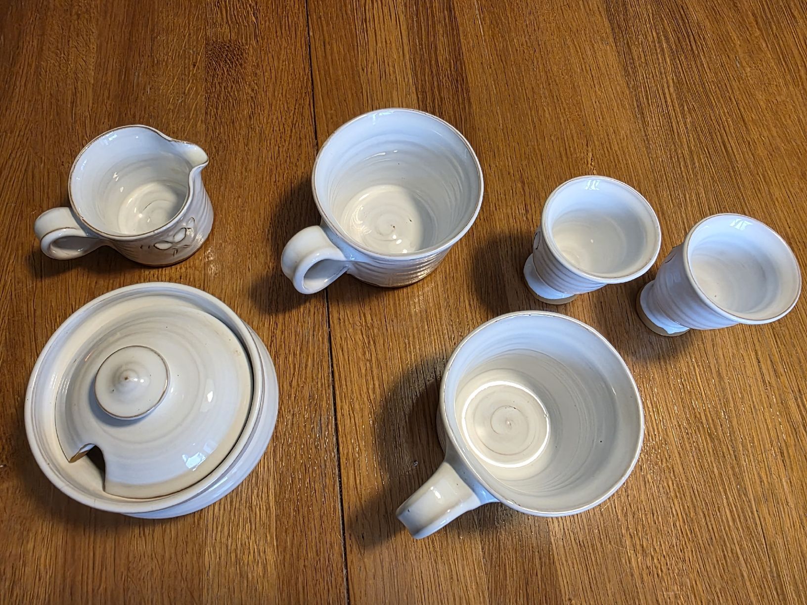 Set di piatti: Edles älteres Keramik-Teeservice, 6-teilig – Usato da Suhr venduto da andreas_2008 2