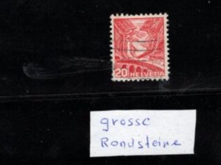Tutti i francobolli: Abarten grosse Randsteine – Usato da Widnau venduto da Seppl480