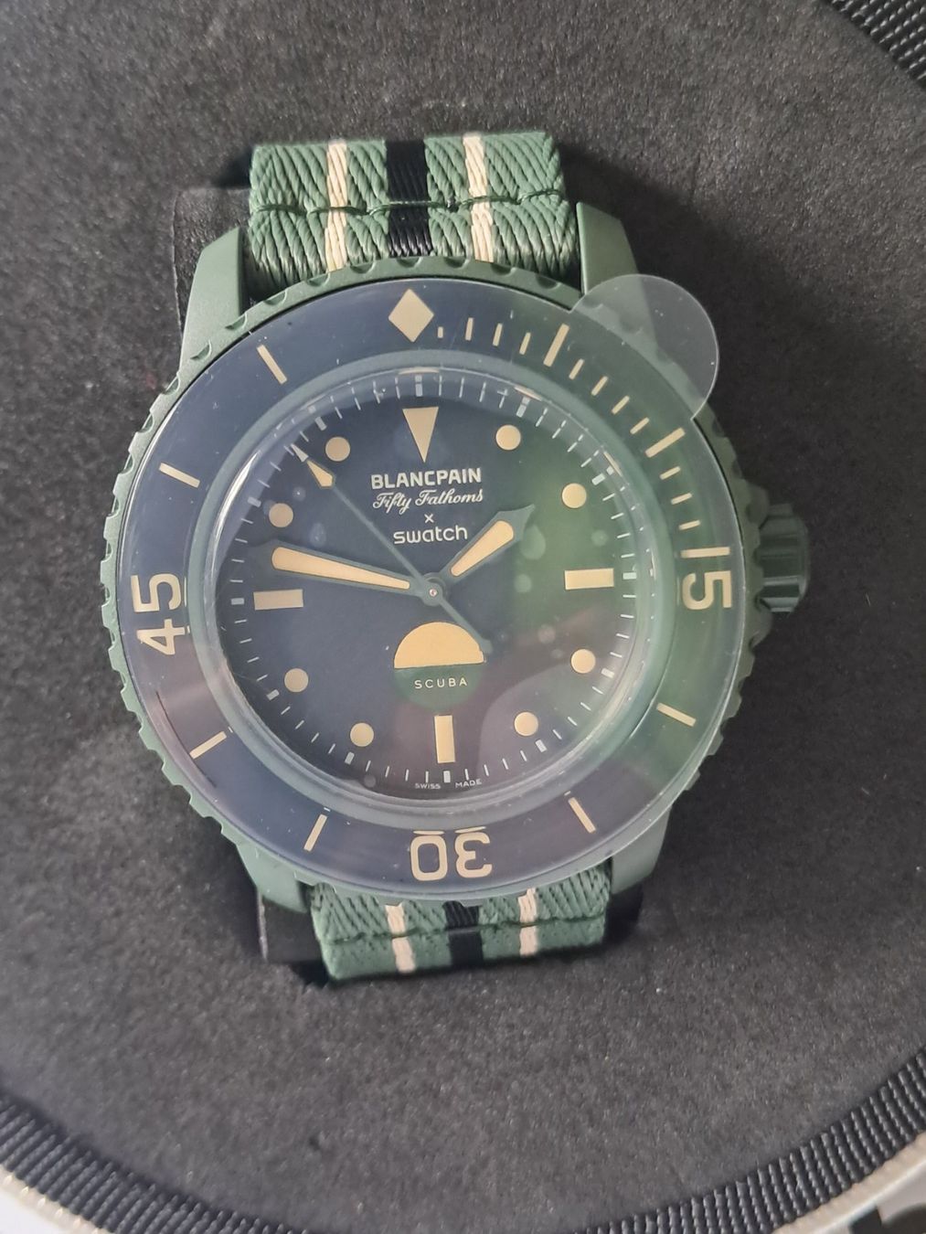 Swatch Orologi: Swatch x Blancpain Green Abyss – Nuovo e nell'imballaggio originale da Niederhasli venduto da zvb_fgn2 5