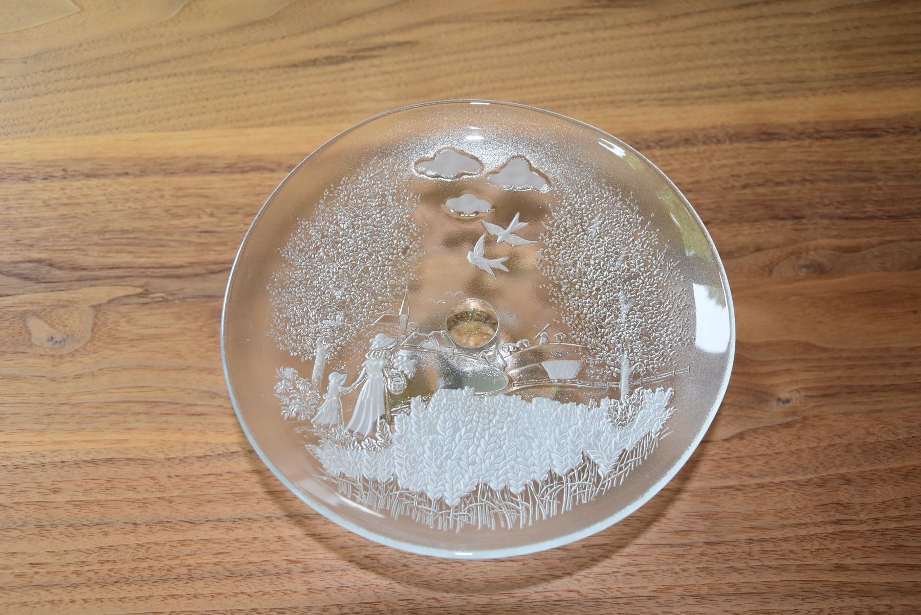 Piatti: Wunderschöner Konfektteller Glas – Nuovo (secondo la descrizione) da Münsingen venduto da Sternsaphir64 2