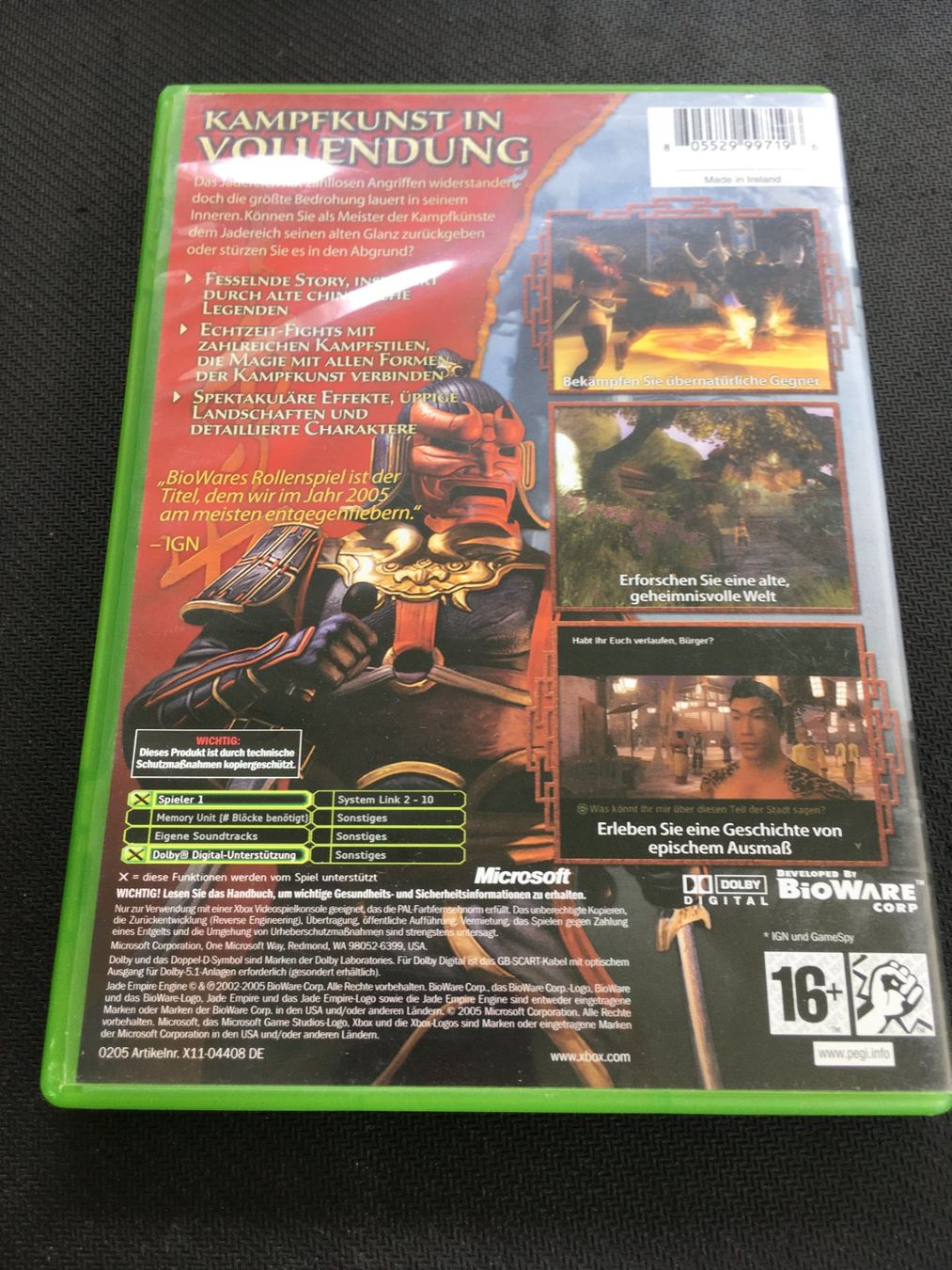 Microsoft Spiele: Jade Empire - Xbox Game – Gebraucht aus St.Gallen von Punktchen01 1