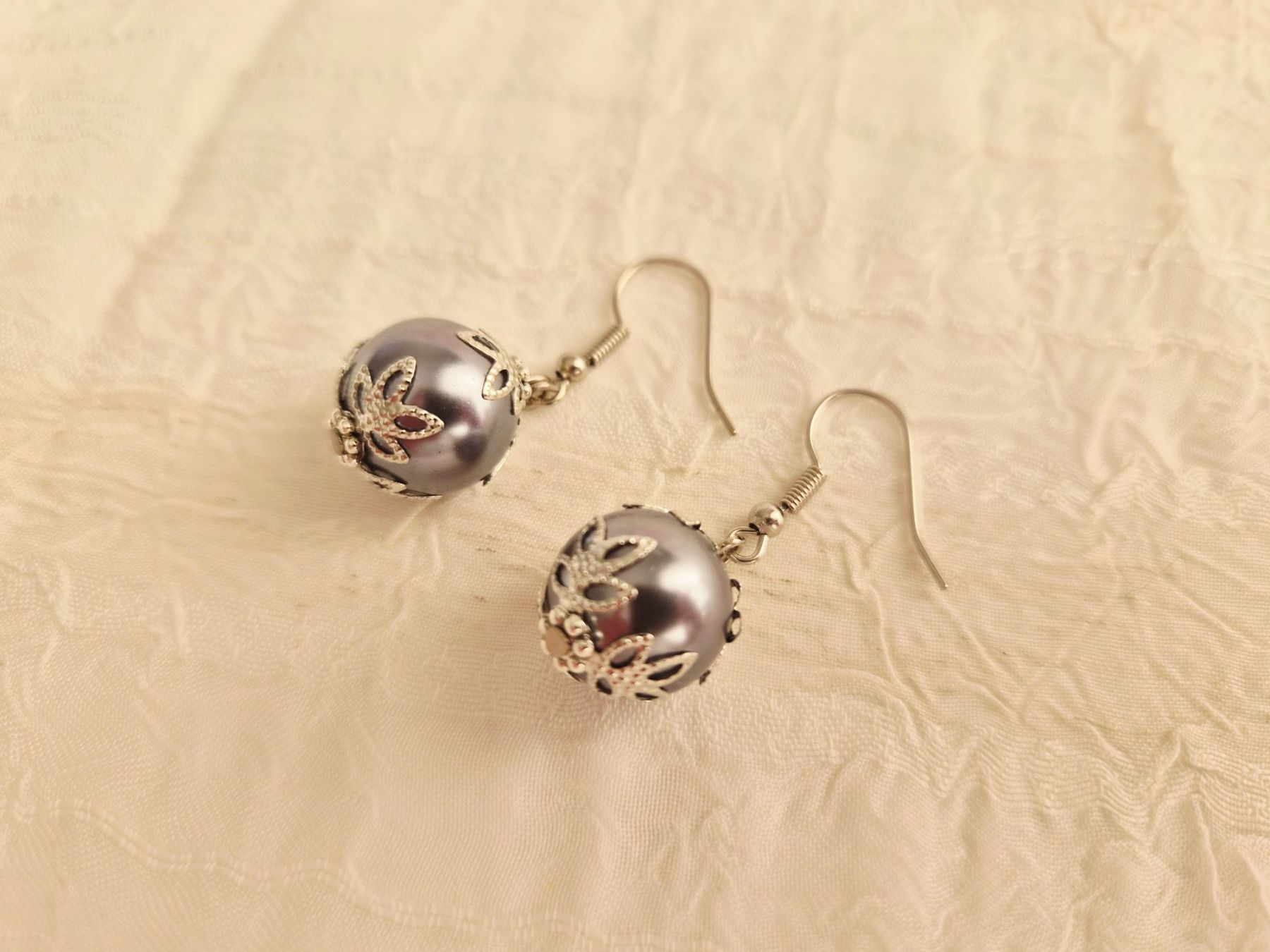 Boucles d'oreille: Ohrringe aus Glasperlen – Neuf (Voir description) à Dietikon par Eleda 4