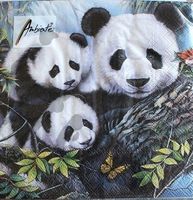 Serviette panda (1202) 2Stk.
