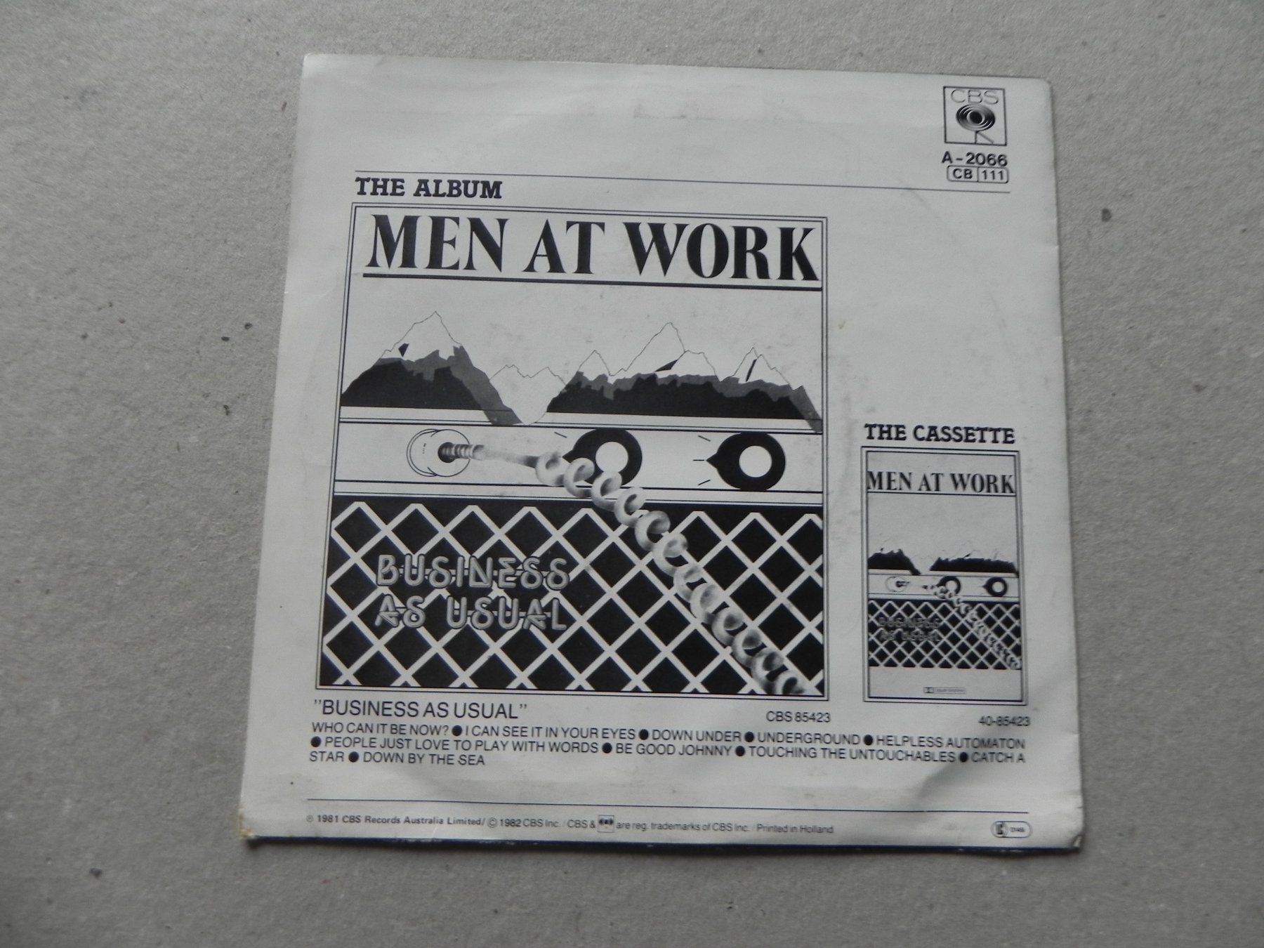 Schallplatten: Single Australien Rock Band Men at Work 1981 Hit Down Under – Gebraucht aus Siebnen von krimsie 1
