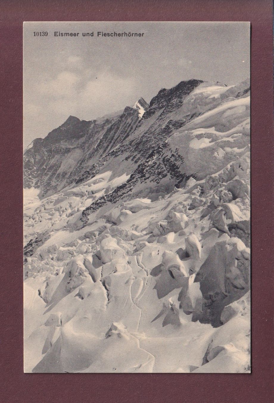Cartoline postali: Eismeer - FIESCHERHÖRNER – Usato da Pully venduto da nicecards