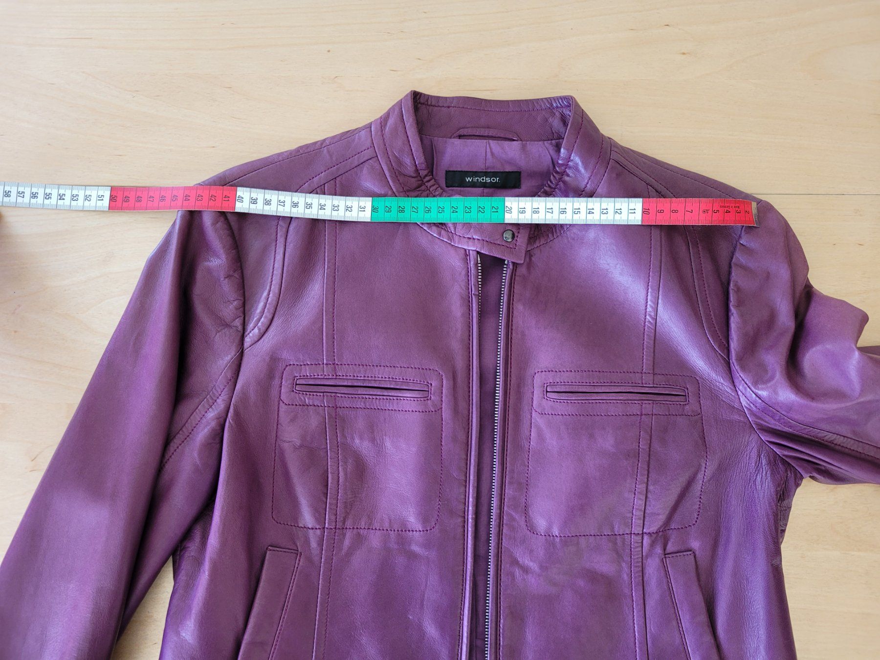 Windsor Giacche: Echt Leder Jacke Lederjacke Windsor Gr 38 – Usato da Wiesendangen venduto da samoalk 4