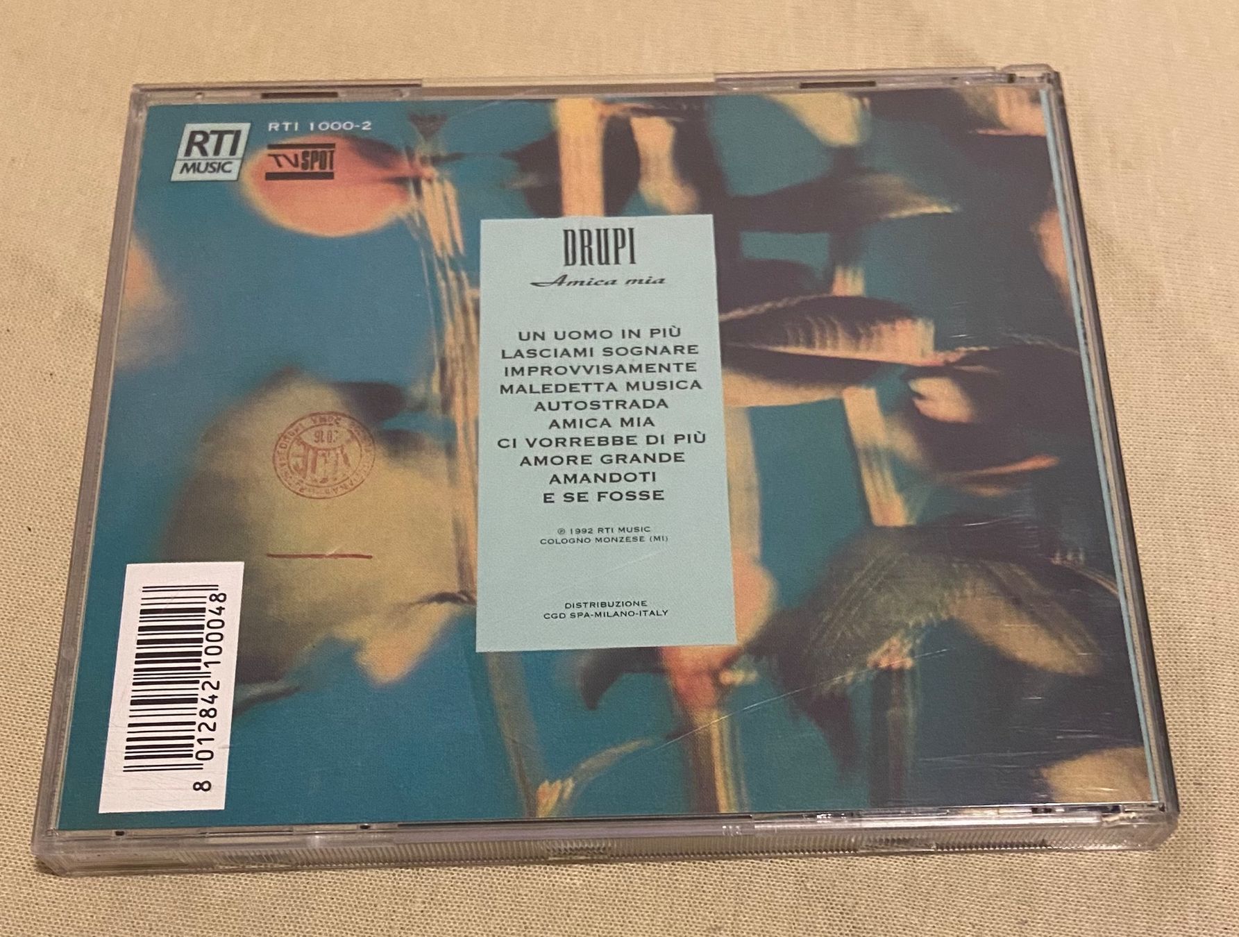 CD: Drupi - Amica Mia CD italiano – Usato da Luzern venduto da Lycka 1