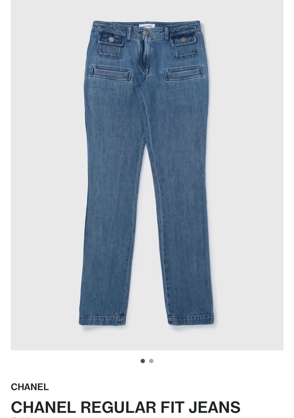 Chanel Jeans: Jeans Chanel Hose – Usato da Zell LU venduto da AliAli24 4