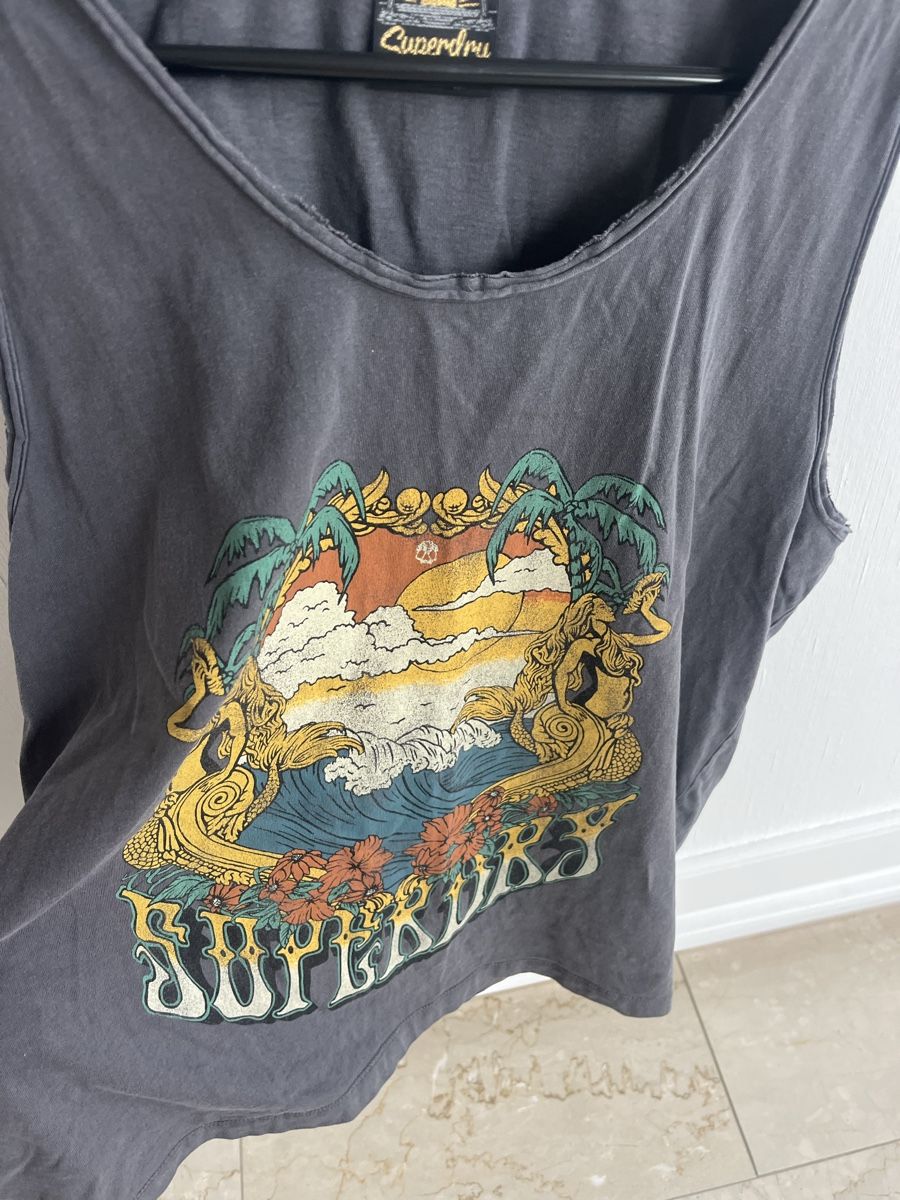 Superdry Top: Damen cooles Tanktop Superdry Beach Gr. L – Nuovo (secondo la descrizione) da Kerzers venduto da del13 1