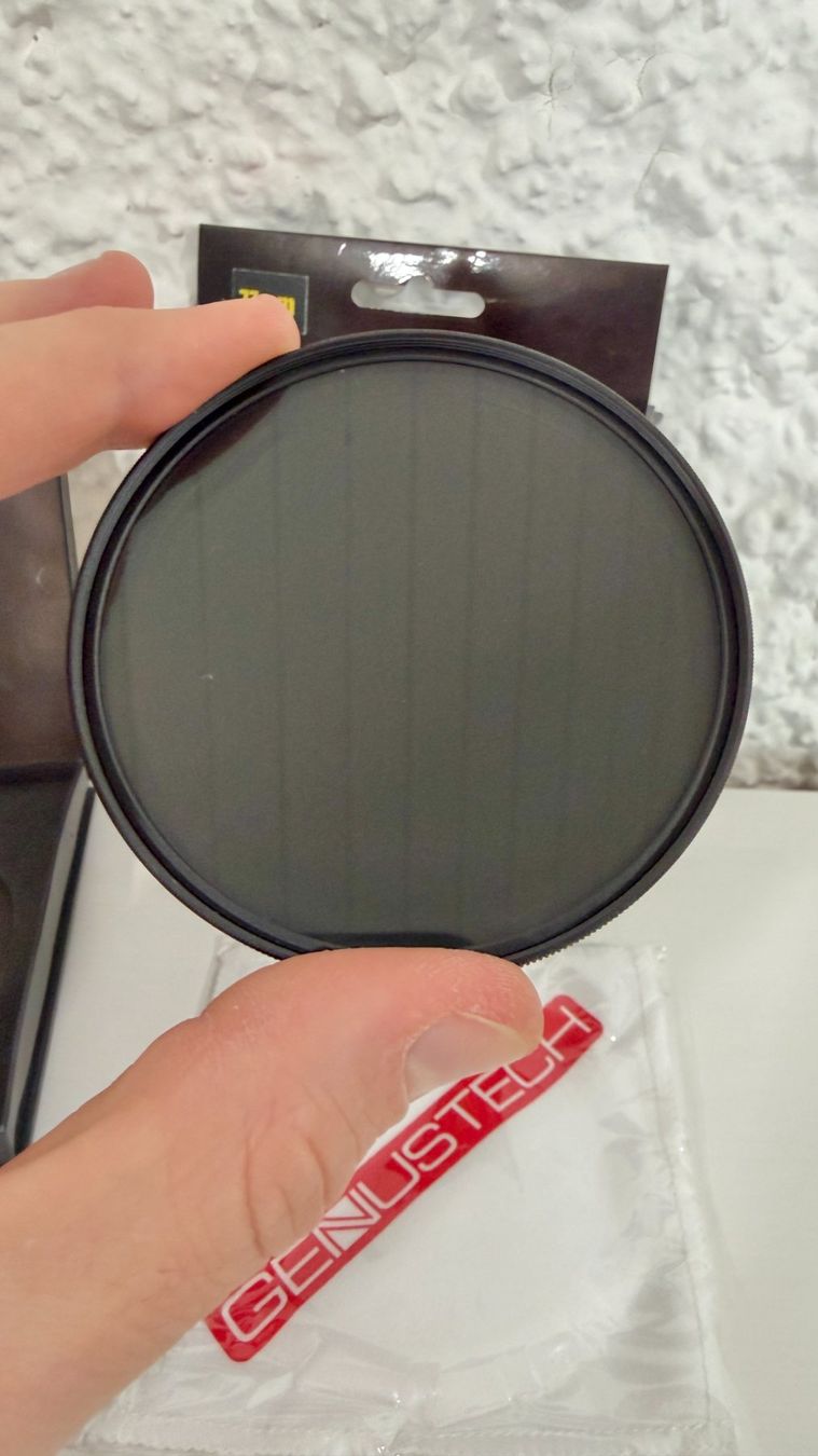Filtri: Fotofilter: GenusTech Eclipse Variable ND Fader 72–77mm – Usato da Auenstein venduto da EW89 5