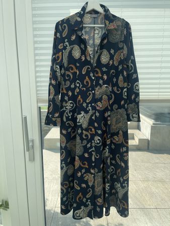  b.young Hemdblusenkleid Gr. 40 Paisley-Muster