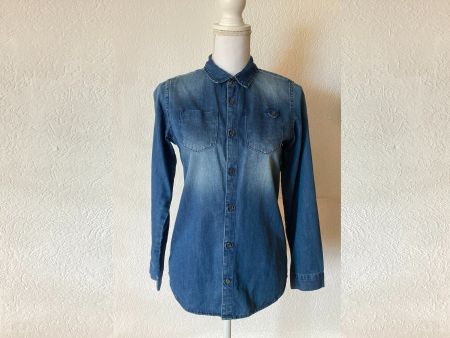 Denim/Jeanshemd  Gr. 152 cm 11-12 Jahre Top Zustand