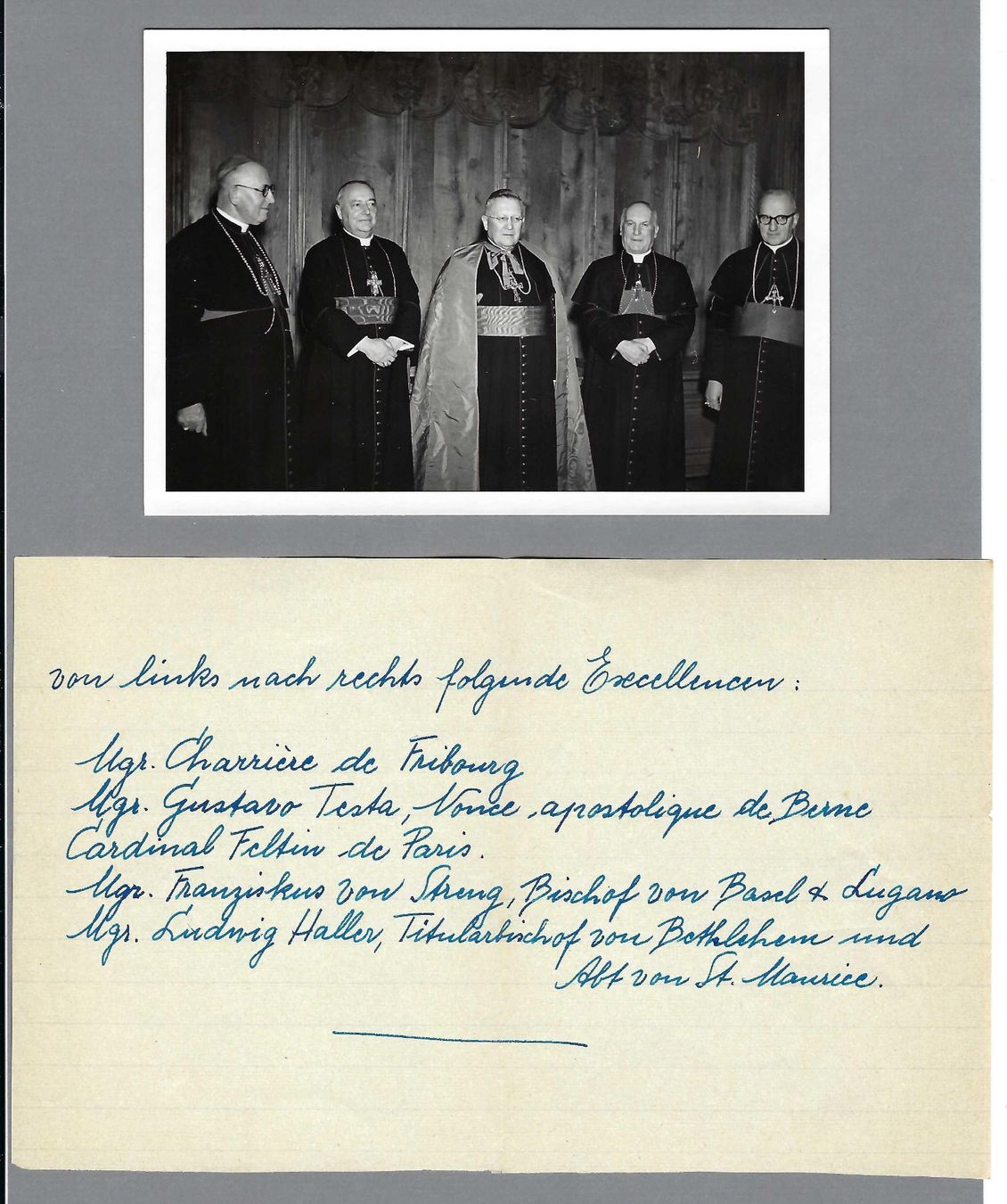 Cartoline postali: FRIBOURG, BERNE + BISCHÖFE+ – Usato da Pura venduto da ulisse1957