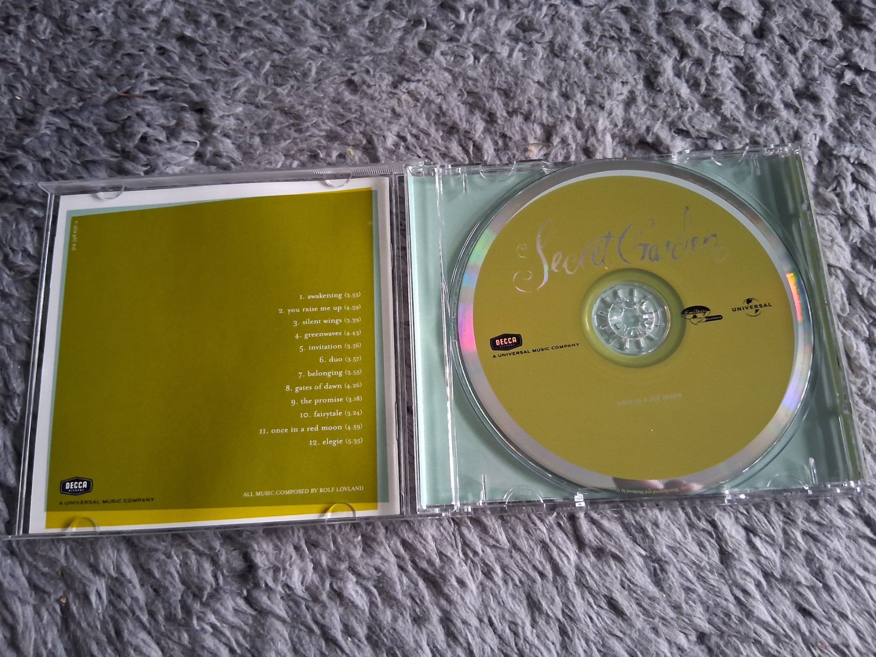CD: SECRET GARDEN     ONCE IN  A RED MOON     CD – Usato da Wetzikon ZH venduto da Ramones01 2