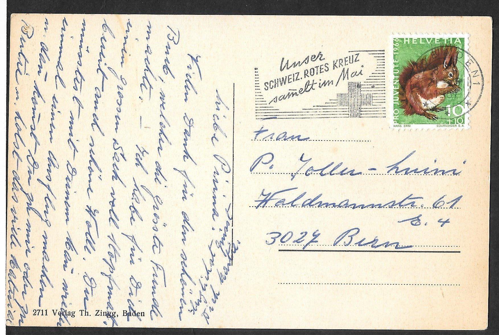 Cartoline postali: Baden Hotel Freihof – Usato da Olten venduto da clotaldi 1