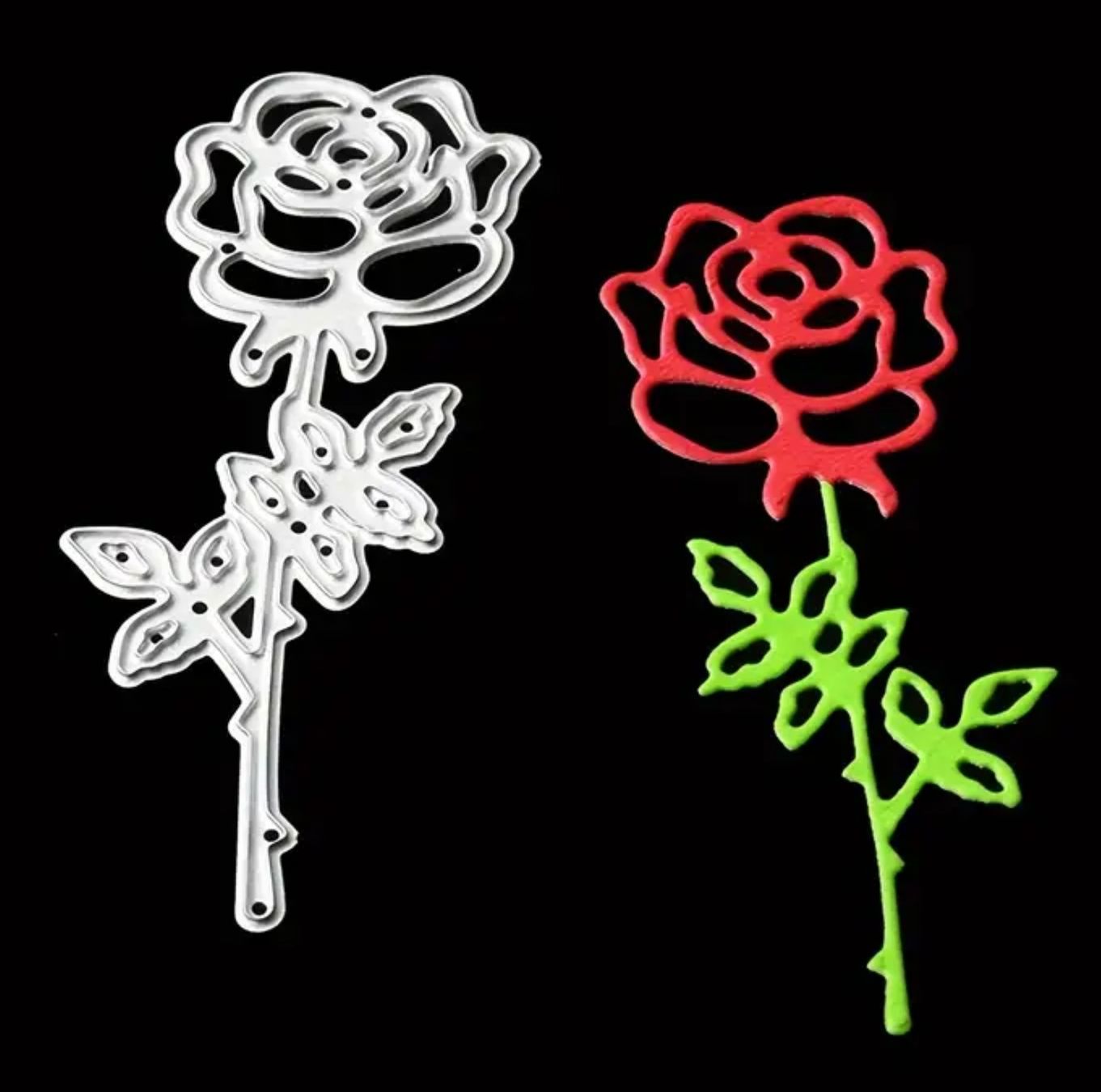 Schablonen: Rose  - Stanzschablone – Neu und originalverpackt aus Frenkendorf von jazzplatten 2