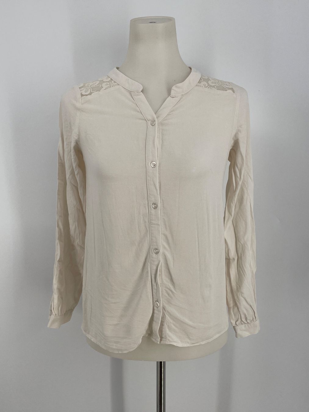 C&A Camicette, T-shirt & Top: Bluse Gr. 158/164 mit Spitze von C&A – Usato da Auenstein venduto da moin.