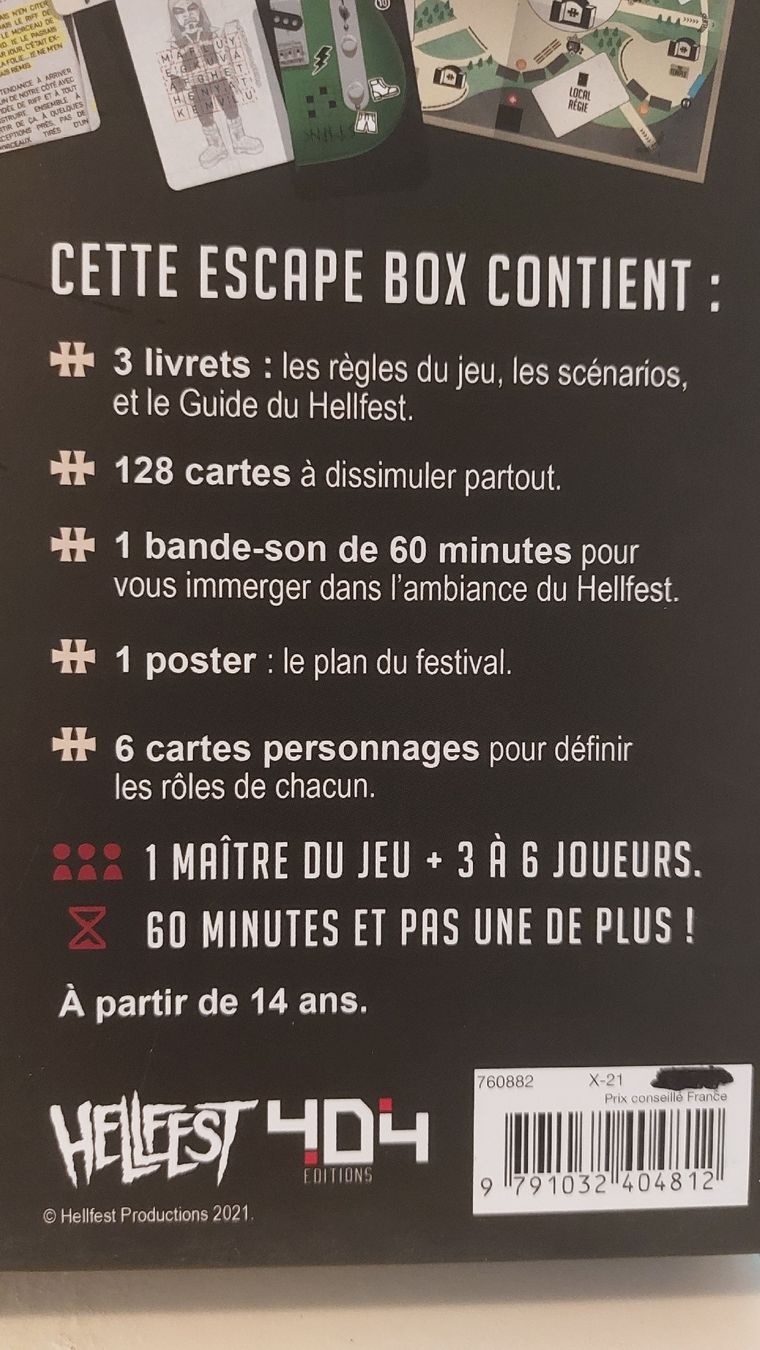 Jeux: Hellfest Escape Box – Neuf avec emballage d'origine à Saxon par Squal_ 5