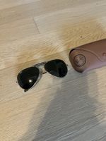 Ray-Ban Sonnenbrille Aviator Gold mit Etui gebraucht