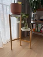 Ikea Pflanzenständer Holz weiss 3 Ebenen