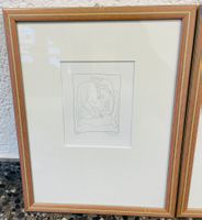 Lithographie Picassobild, sig.+num. 3/17,  29 cm b.auf 37 h