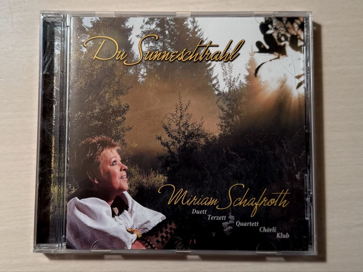 CD: Miriam Schafroth - Du Sunneschtrahl - CD – Usato da Oberried Brienz venduto da Chyara