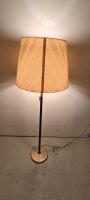 Stehlampe Design Holz Messing Retro 