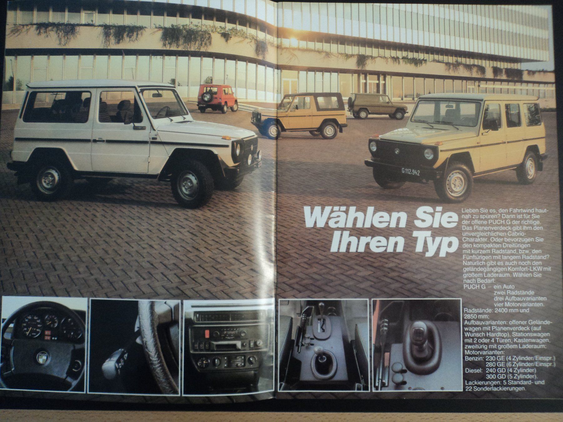 Puch Documents: Prospekt Puch G 1984 Steyr Daimler Puch – D'occasion à Schwarzenburg par modelCARama